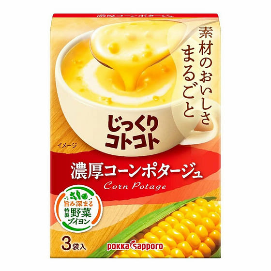 weee_instant_POKKA SAPPORO Thick Hokkaido Corn Cream Soup Instant Soup 3pcs/ 1 box
