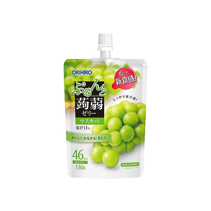 ORIHIRO Konjac Jelly Low Calorie Grape Flavor 130g 1 개