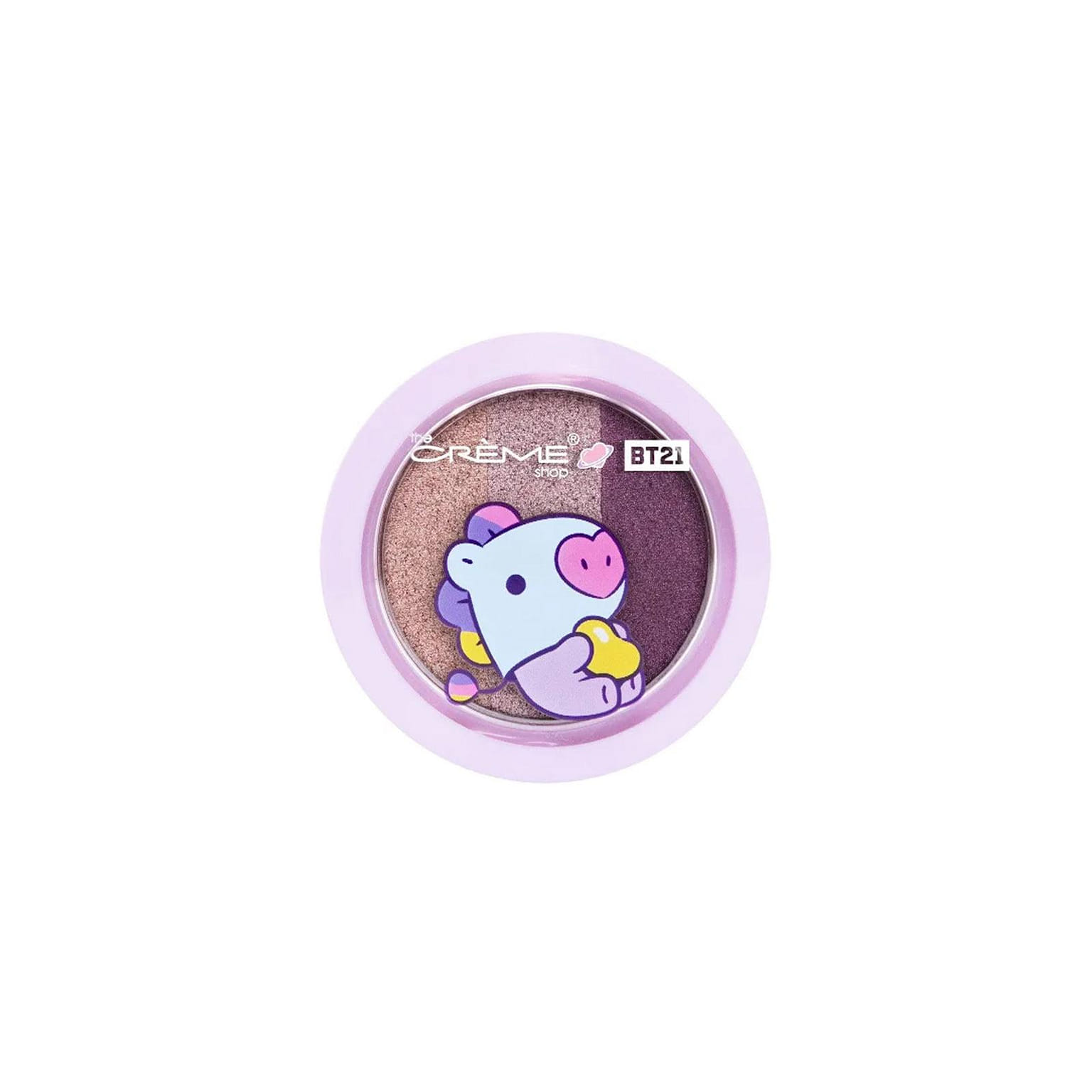 THE CREME SHOP Shimmery Eyeshadow Trio - BT21 Mang Grape Jelly Bean 1 ส่วน