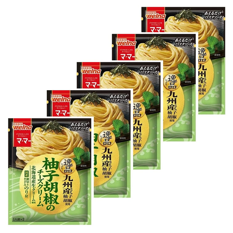 Nisshin MaMa Pasta Sauce Yuzu Pepper - 5 Packs 5 box