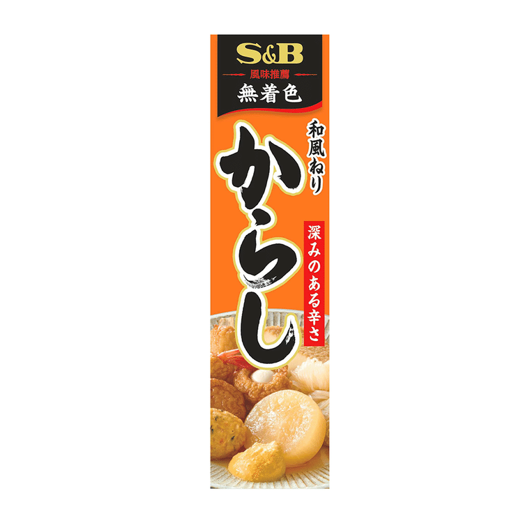 Get S&B Japanese style paste mustard uncolored 43g Delivered