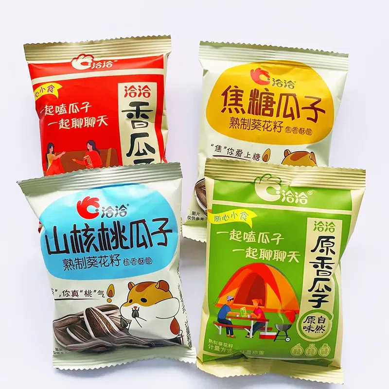 Qiaqia Sunflower Seeds Mixed 4 Flavors 10 bags 210 그램