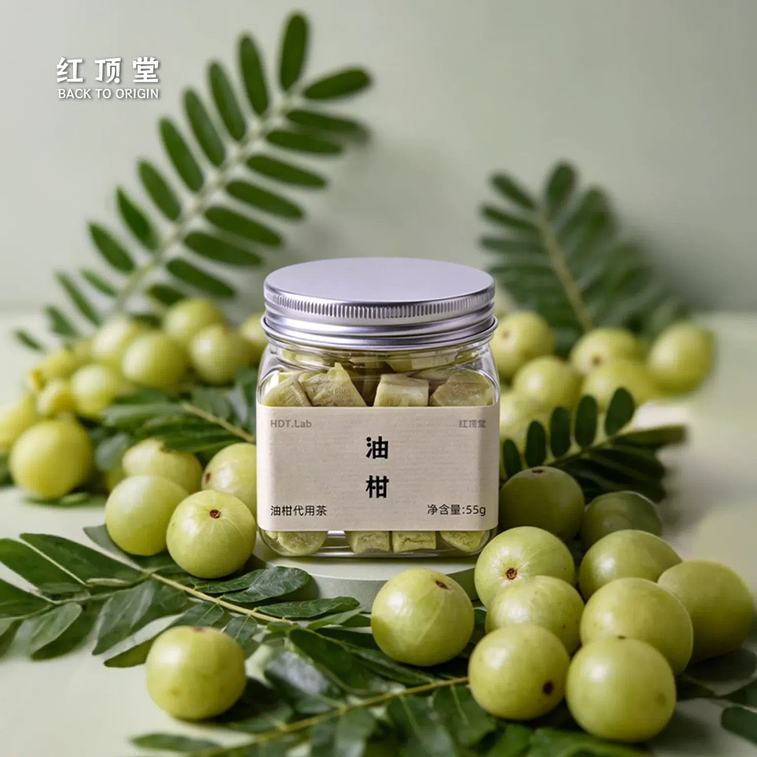 紅頂堂凍乾油柑果 55 克