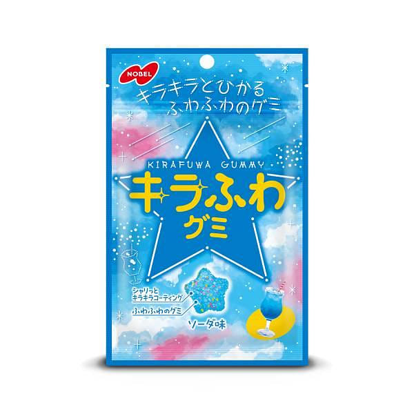 Nobel Kira Fuwa Gummy Soda Flavor 50g 1 pack
