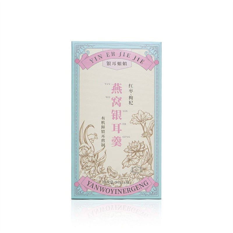 Three Silver Flowers Bird's Nest and Silver Ear Soup 90g/box 90 กรัม