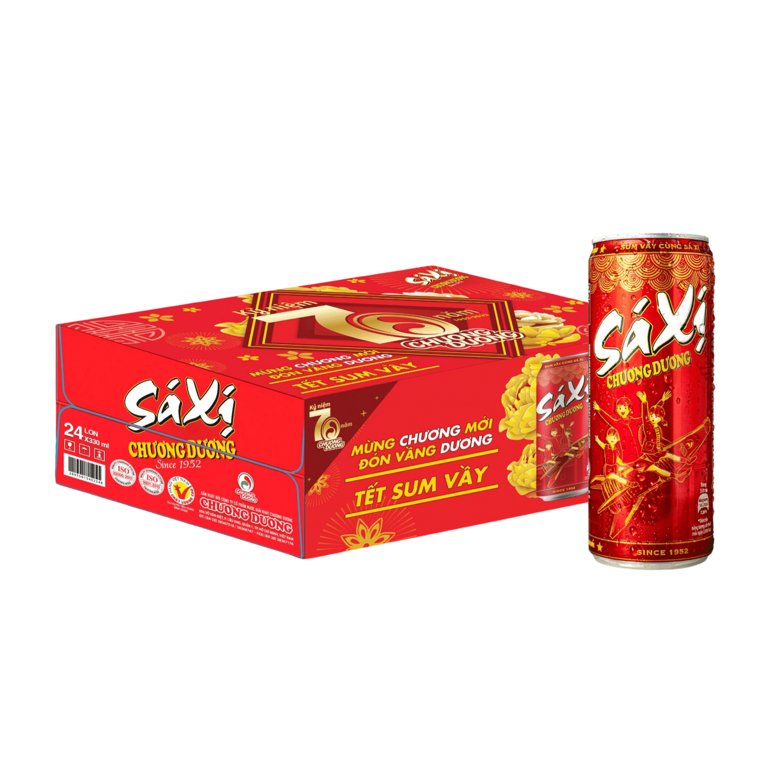 Chuong Duong Sarsi ( Sa xi) 330 ml pack of 24 1 份
