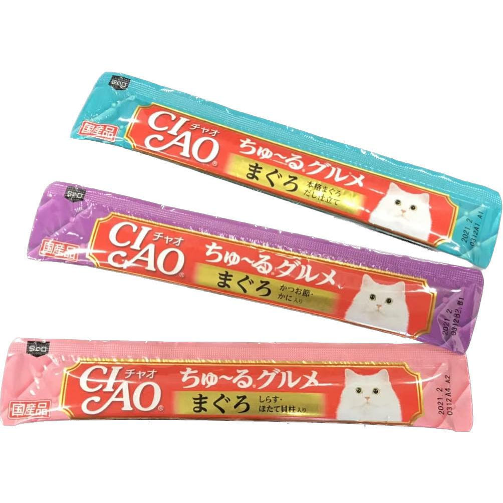 INABA Ciao Churu Cat Treats Value pac- Tuna Flavor 25 개입