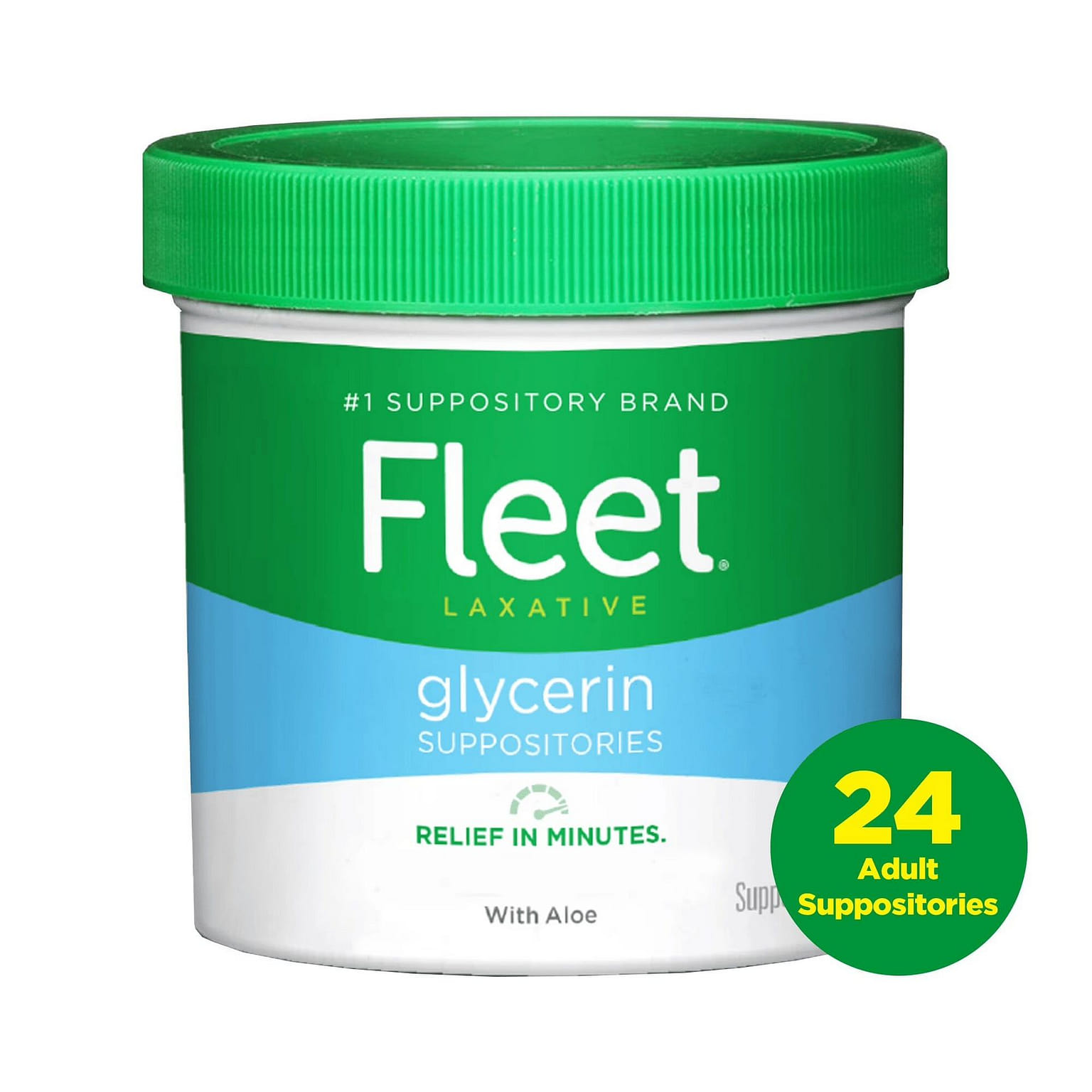 Fleet Glycerin Laxative Suppositories 24 Count 1 each