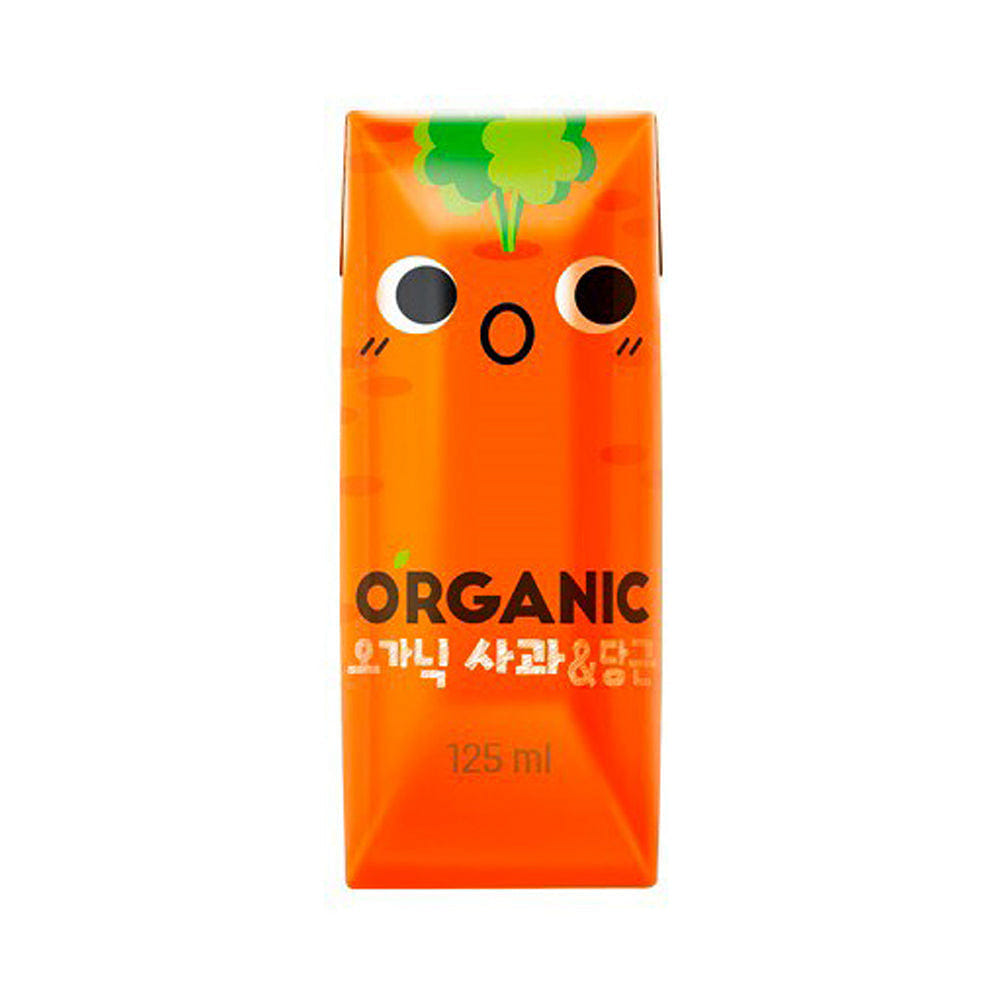 오가닉 사과&당근 125ml 4 개