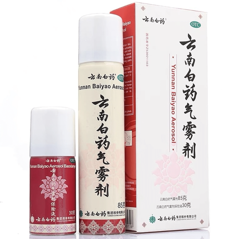 云南白药 气雾剂 跌打损伤 消肿止痛85g+30g 115 克