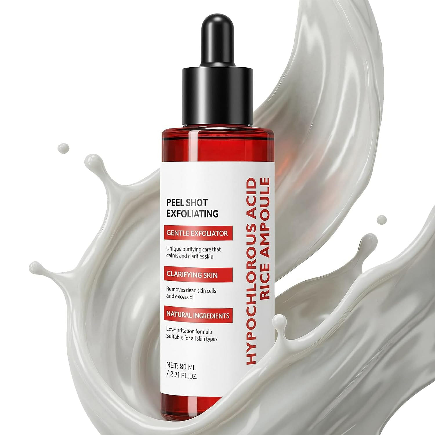 Hypochlorous Acid Rice Peel Shot Blackhead Control 1 each