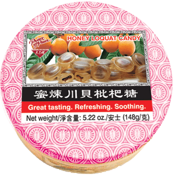 Prince of Peace Honey Loquat Candy, 148g 1 캔