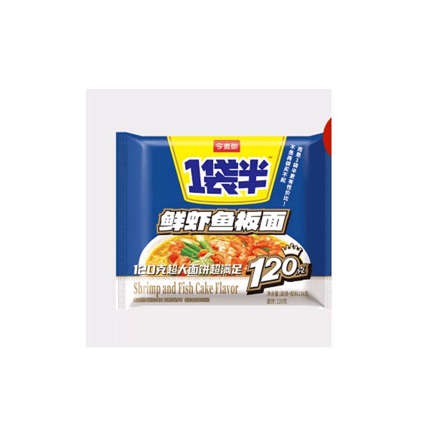 Jinmailang shrimp fish flat noodles 120*1 bag 120 g