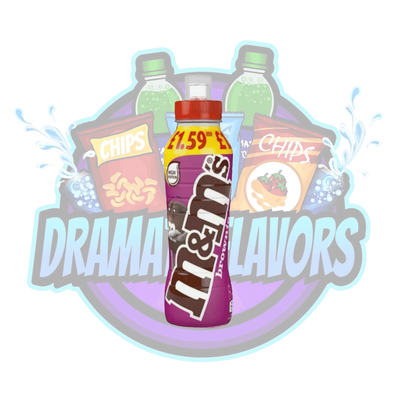 M&M Brownie Bottled Milkshake Drink 1 each