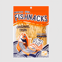 Fishnacks - Dried Mixed Fish Jerky Strips 0.2oz 1 each