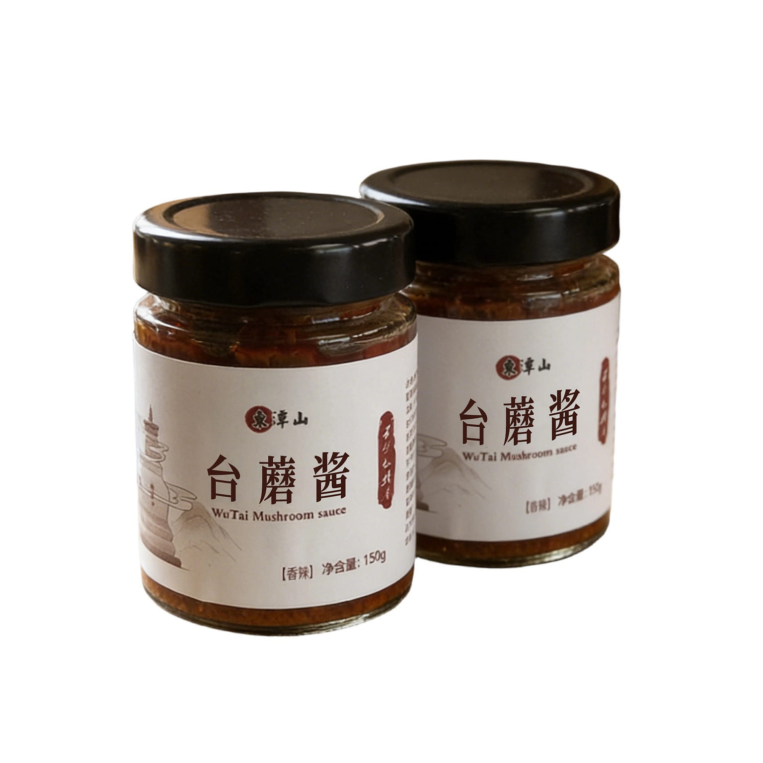 Dongtanshan Spicy Mushroom Sauce 2 Bottles 1 box