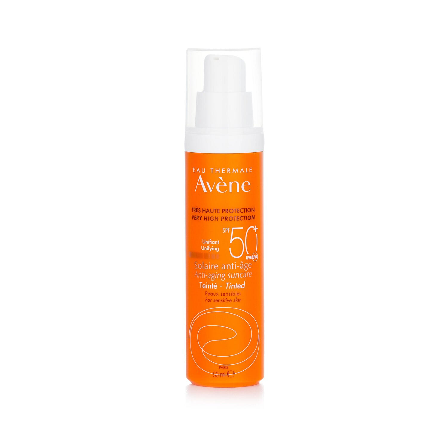 Avene High protection anti-aging sunscreen SPF50 - suitable for sensitive skin 50ml/1.7oz 50 มิลลิลิตร