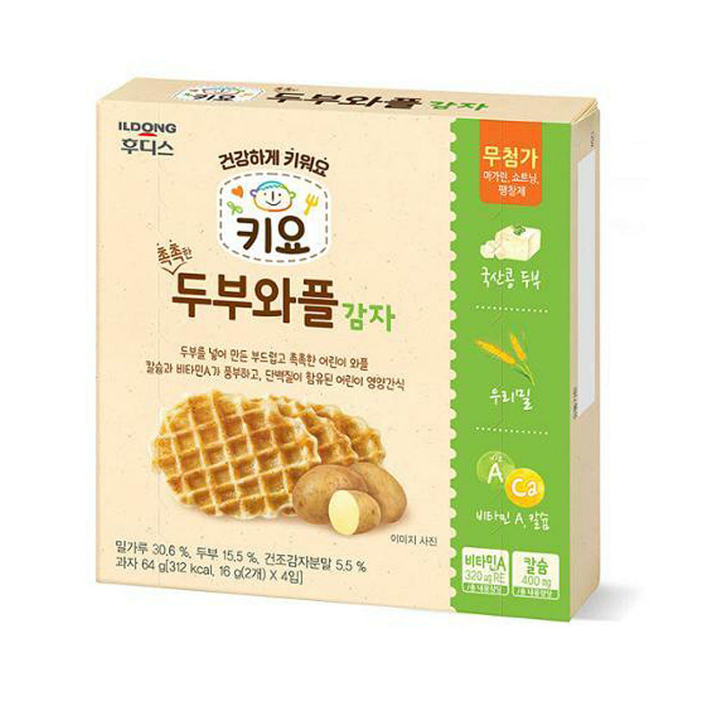ILDONG FOODIS Kiyo Moisture Tofu Waffle Potato 64 g