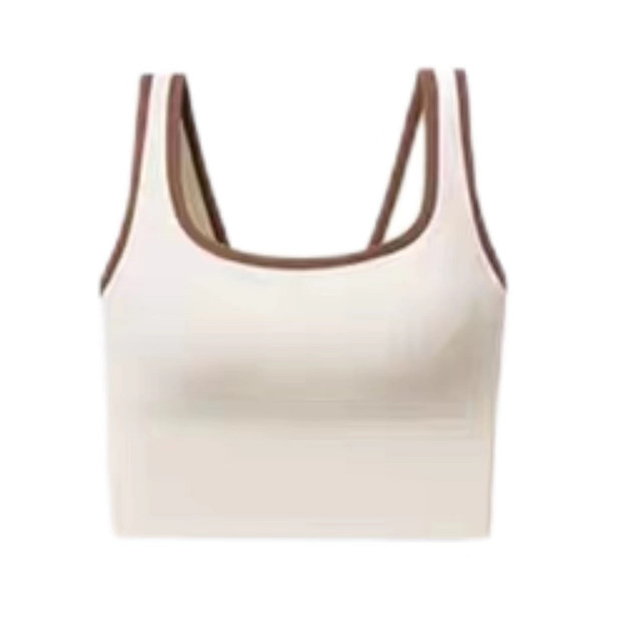 Camisole Bra Vest Underwear Beautiful Back-Herben white M 1 ส่วน