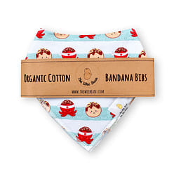 Organic Cotton Bandana Bib 2pcs Set - Takoyaki + Taiyaki 20 克