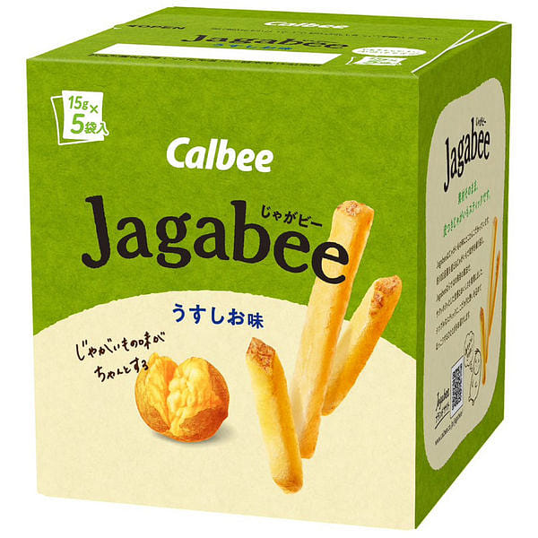 Calbee Jagabee Light Salt Flavor 5bag 75 g