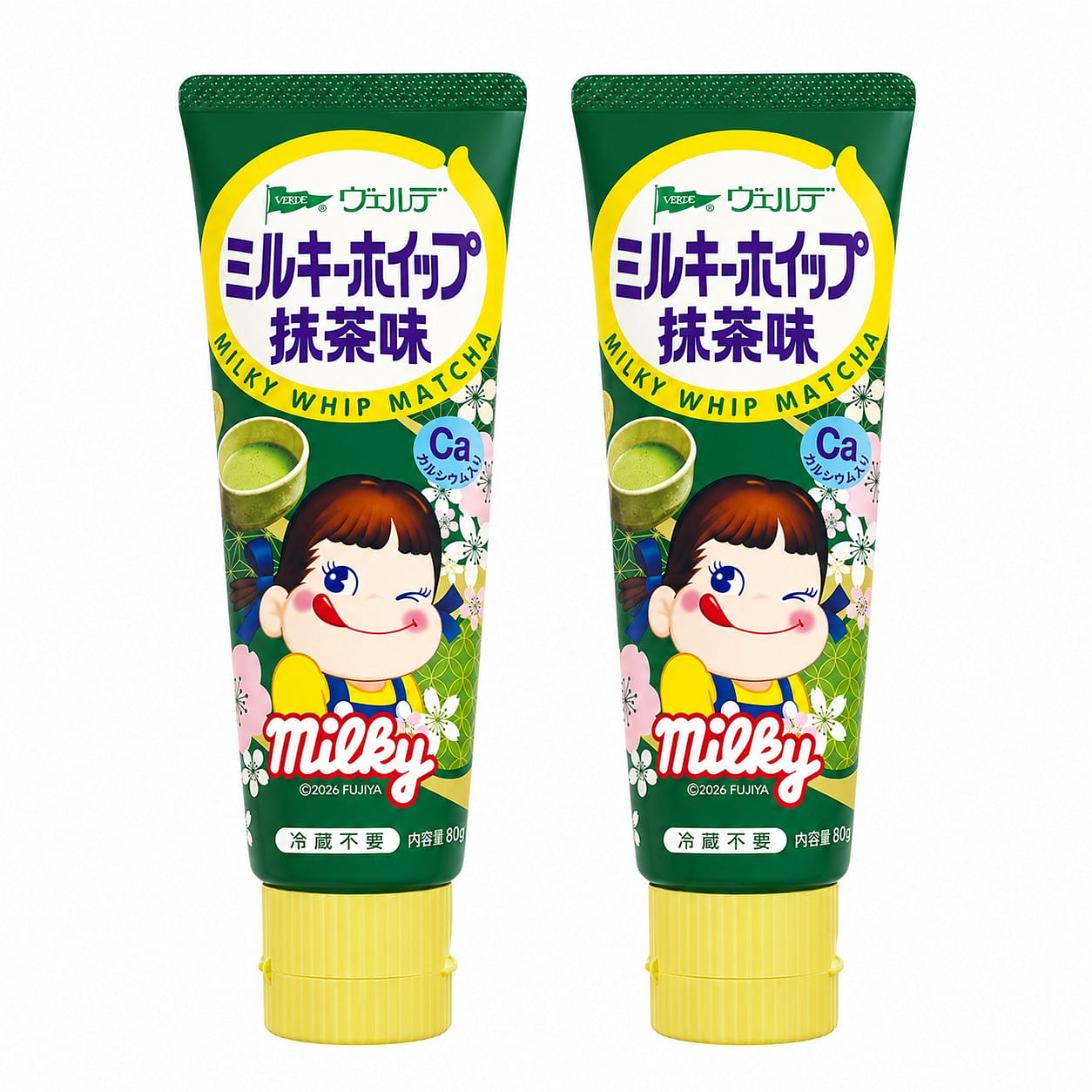 KEWPIE Aohata Bread Spread Milky Matcha Flavor 2pc 80 g