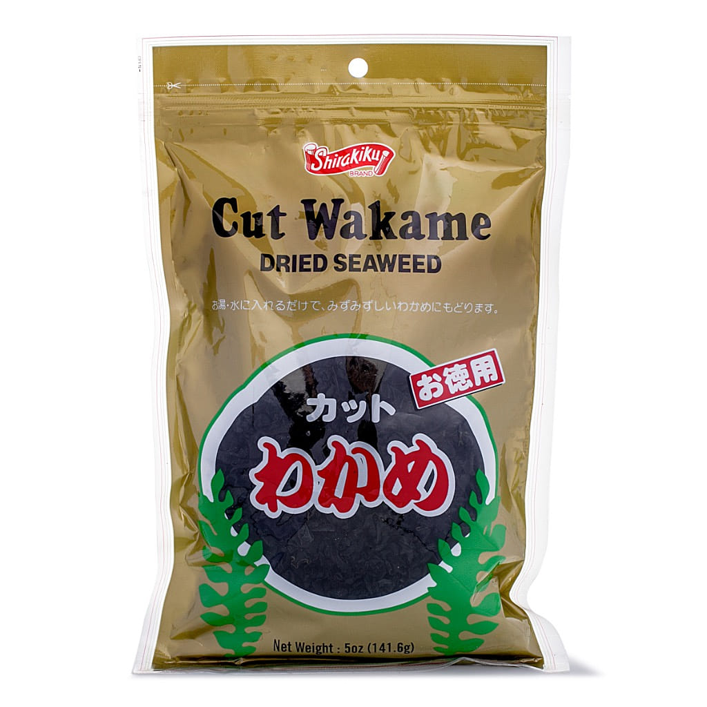 Shirakiku Cut Wakame Dried Seaweed 5 oz