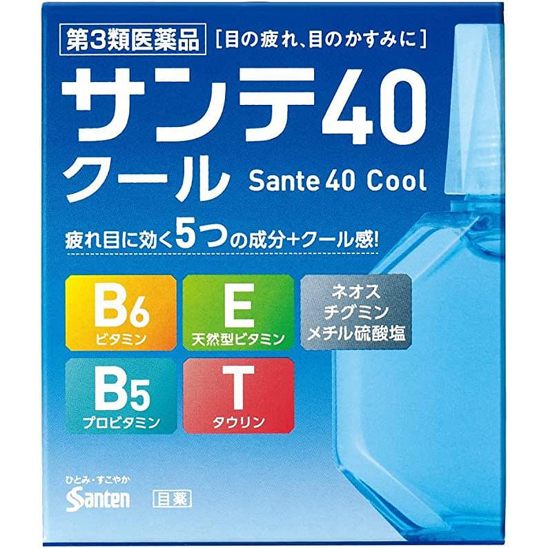 SANTEN 40 Anti-Fatigue Anti-Blurred Eye Drops 12ml 1 개