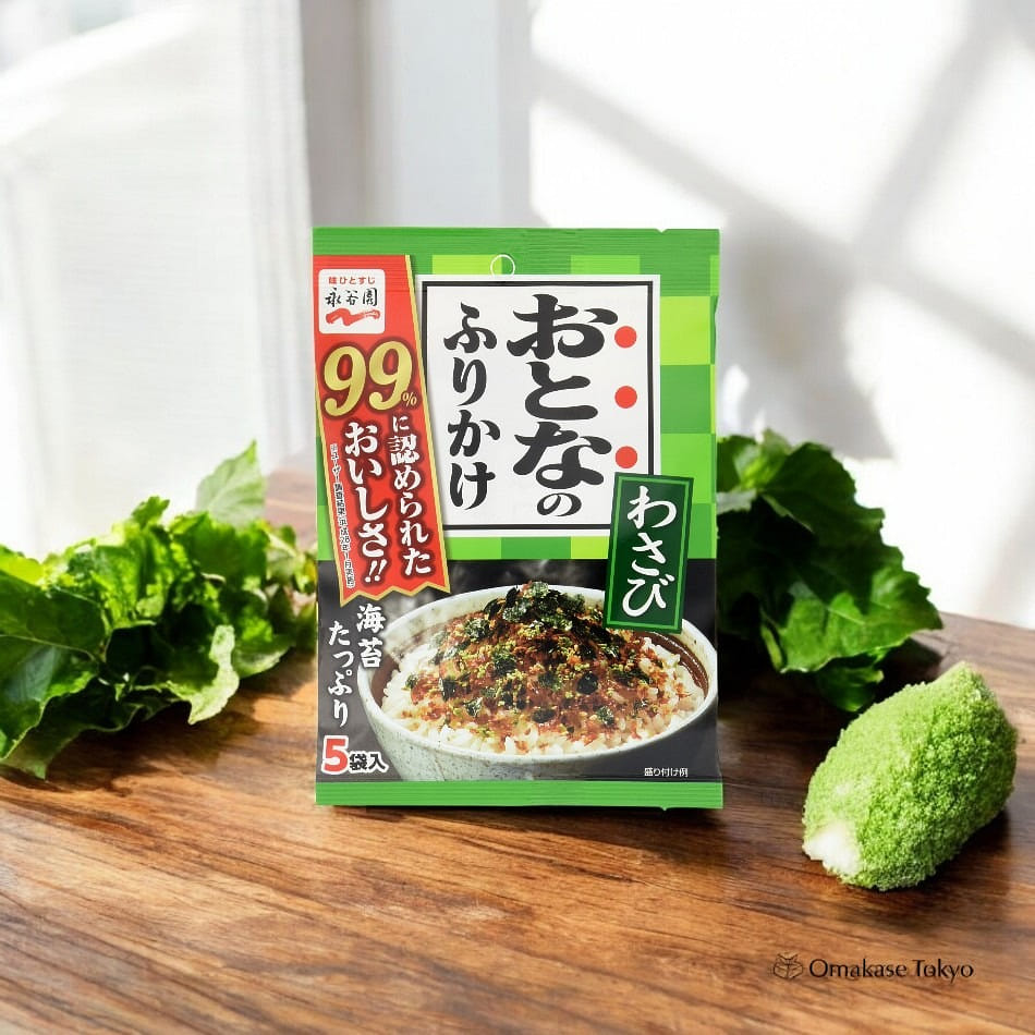 Nagatanien Adult Furikake Wasabi 5 Packs 100 그램