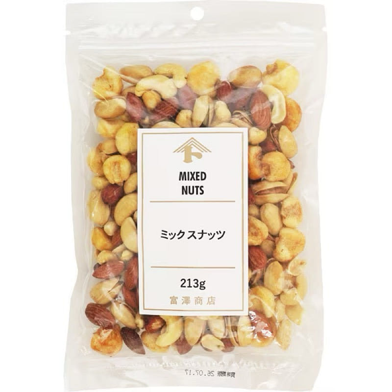 TOMIZ TOMIZAWA Snacks Mixed Nuts 213g 1 each