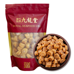 RoyalSeafoodUSA Hokkaido Dried Scallops(M size) 1 lb