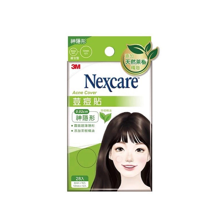 3M Tea Tree Acne Cover 8mm +12mm 28pcs 1 개입