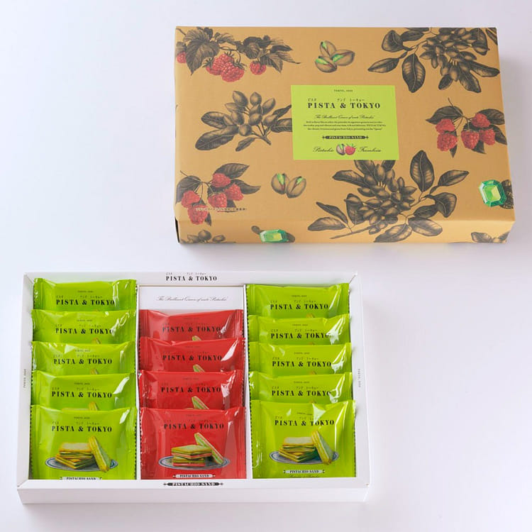 日本直送」PISTA&TOKYO ピスタチオサンド ピスタチオ＆ピスタチオ 14枚