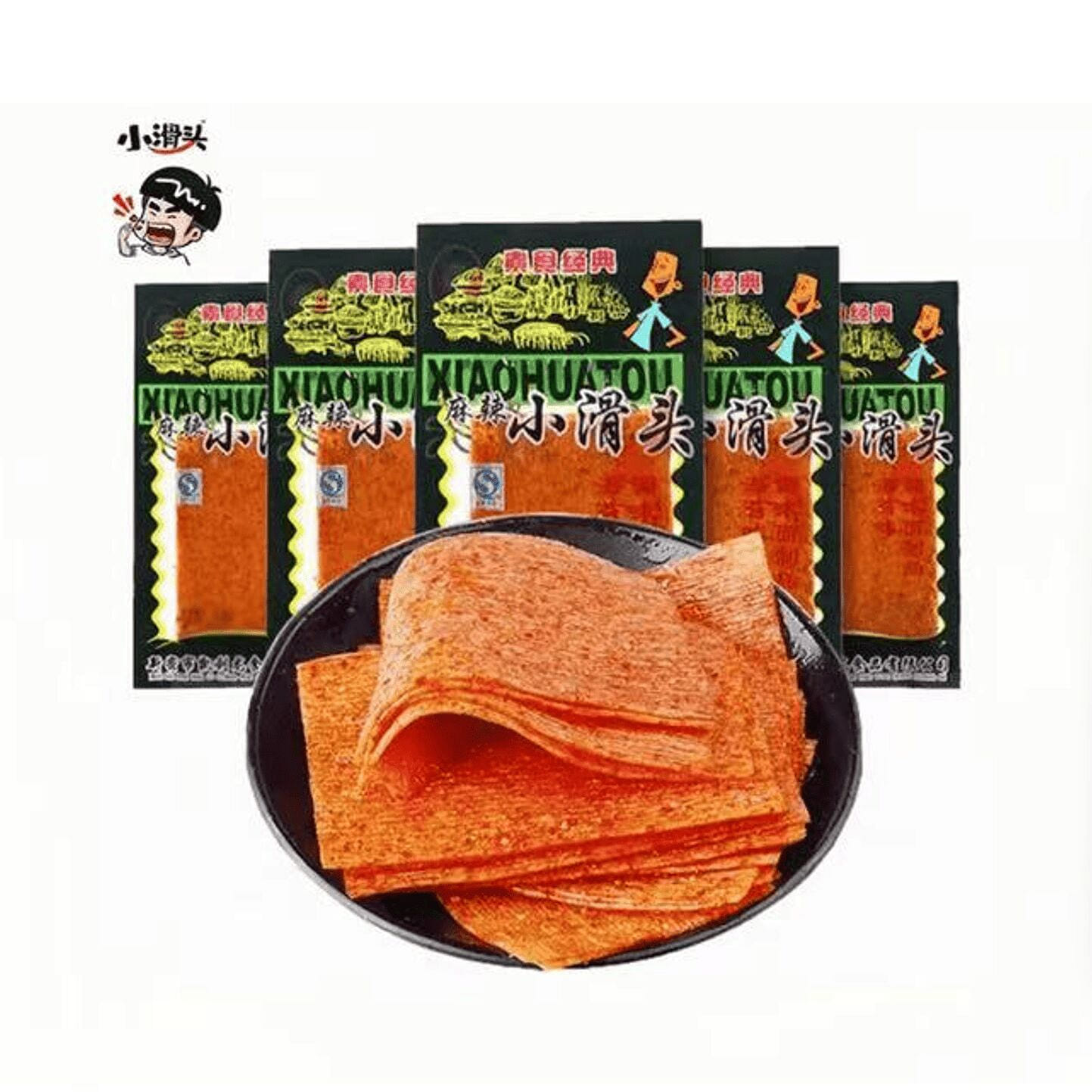 Xiao Hua Tou Spicy Gluten Slices 18g x 5 Packs 1 each