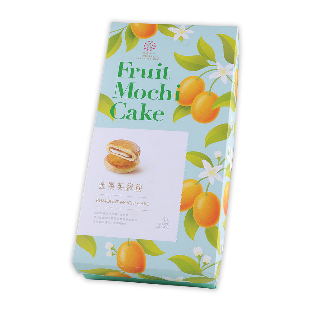 Cherry Grandfather MochiCake with Kumquat 4pcs/box 1 箱