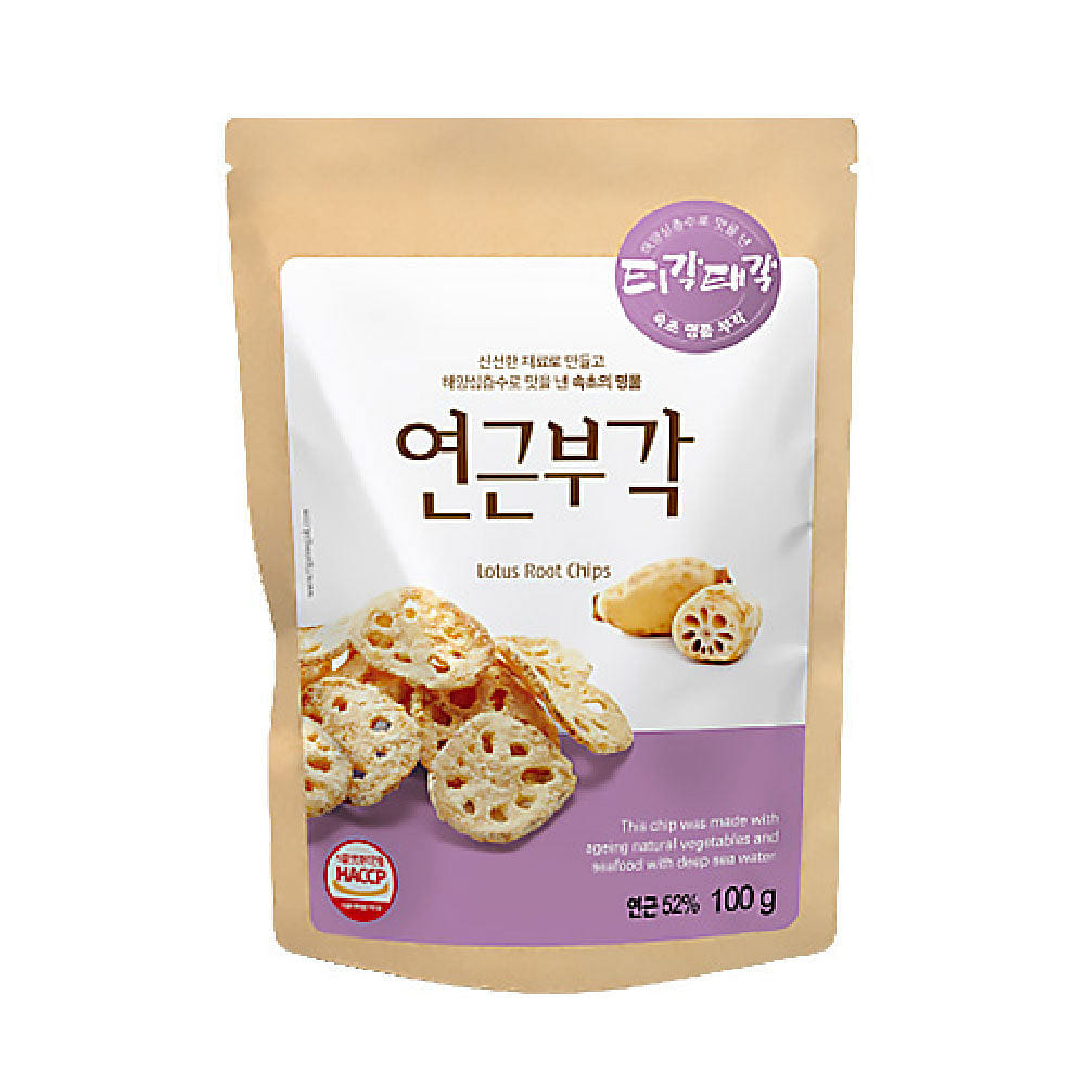 Tigaktagak Lotus Root Boiled Crackers 100 g