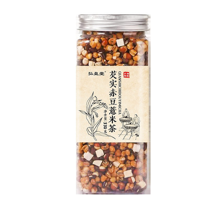 弘盈堂 芡实赤豆薏米茶 健脾利湿 补肾固涩 330g/罐 330 克