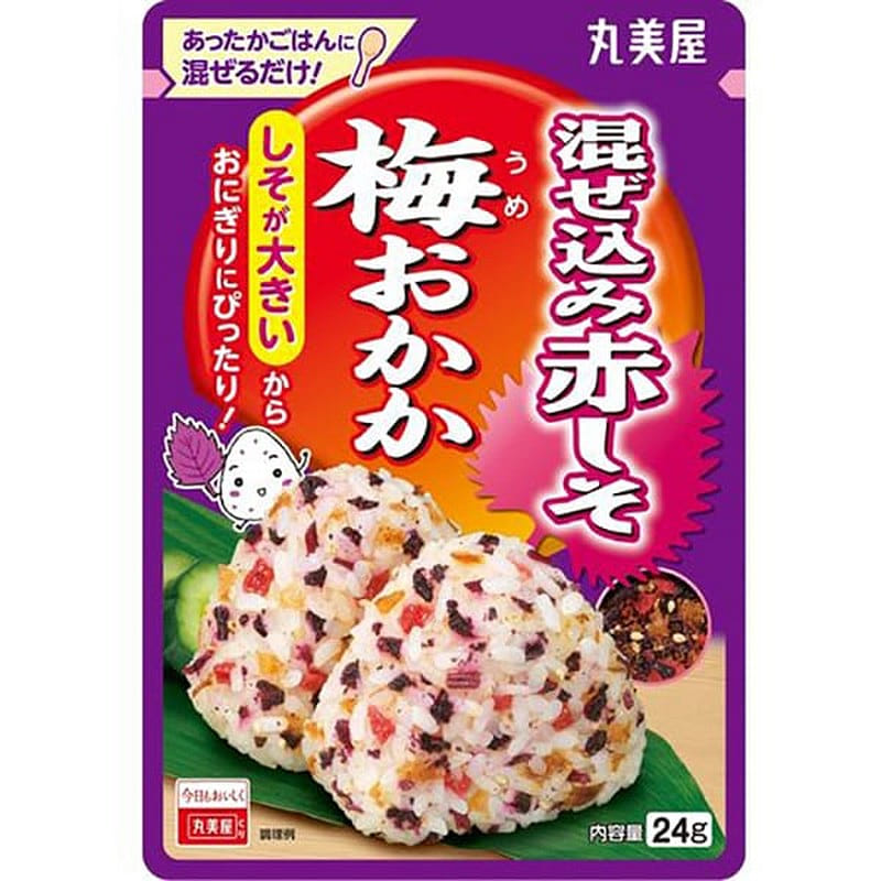Marumiya 混合红紫苏李子鲣鱼片 24g 1 份
