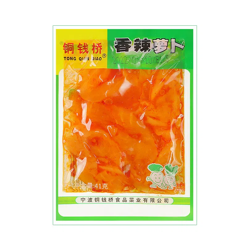 Tongqian Bridge Spicy Radish 41g*5 bags 205 กรัม
