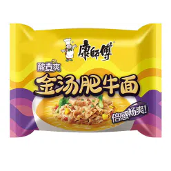 Master Kong's instant noodles classic sour and fragrant shuangjin soup fat beef 105g*1 bag 105 g