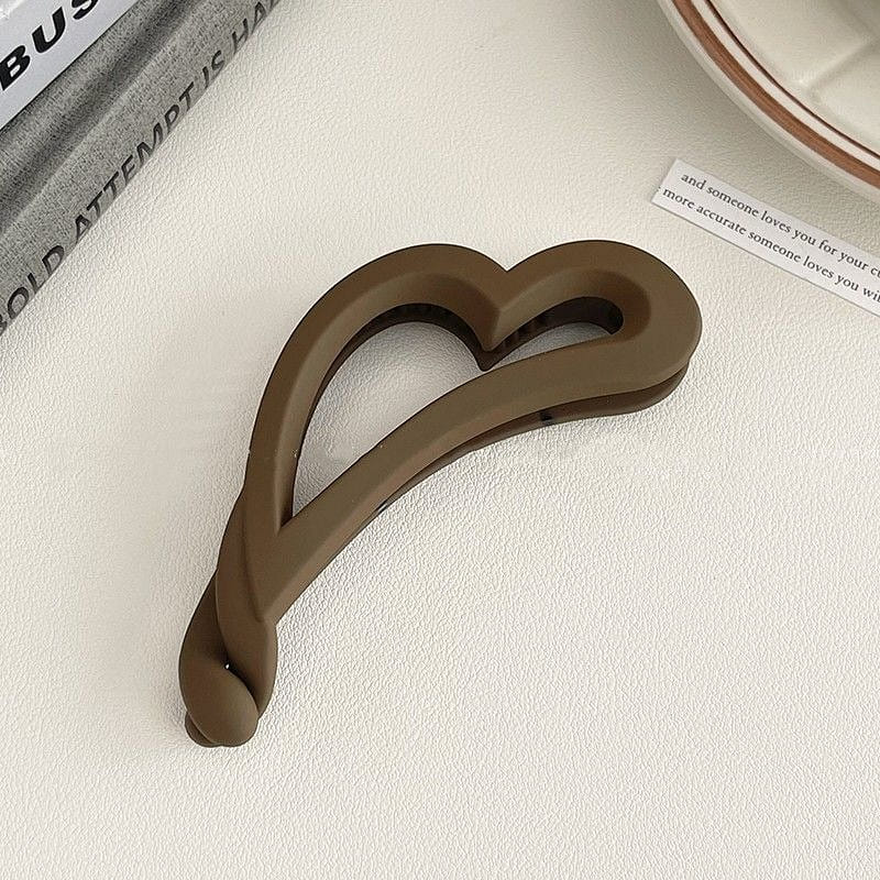 High ponytail banana clip medium-sized hair clip 1 개입