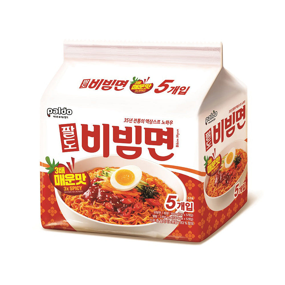 Paldo Spicy bibimmyeon 5p 650 g