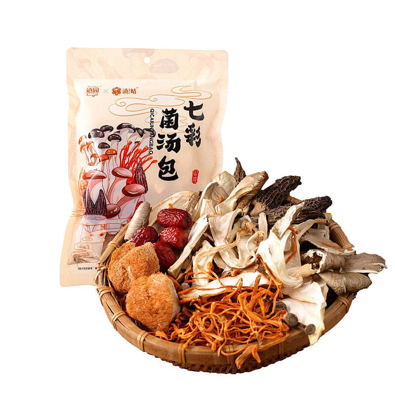 Rainbow Mushroom Soup Pack - Yunnan Specialty 75 그램