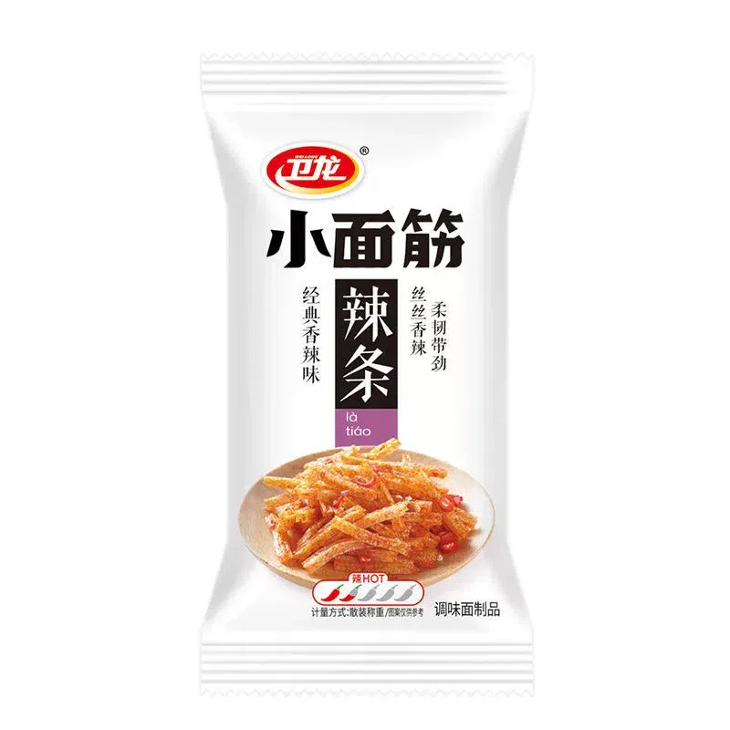 Weilong Mini Gluten Spicy Snacks 5packs about 120g 120 g