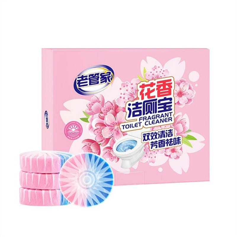 Flower scent toilet cleaning BMW bucket wash 50g*4 1 개