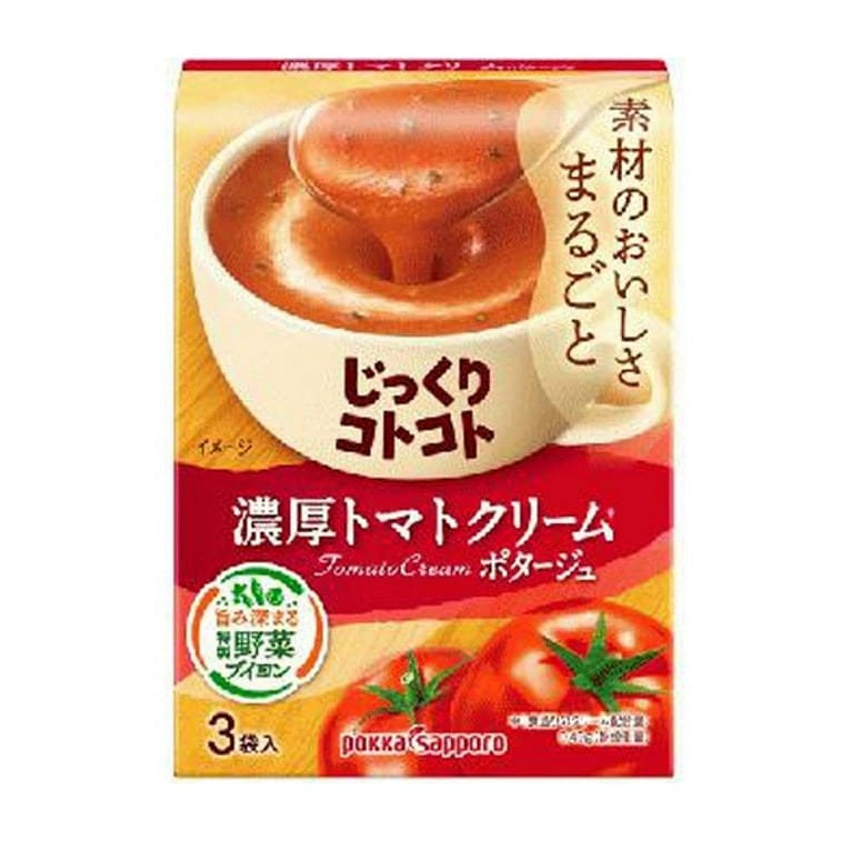 POKKA SAPPORO Tomato Cream Instant Soup 3pcs 3 개입