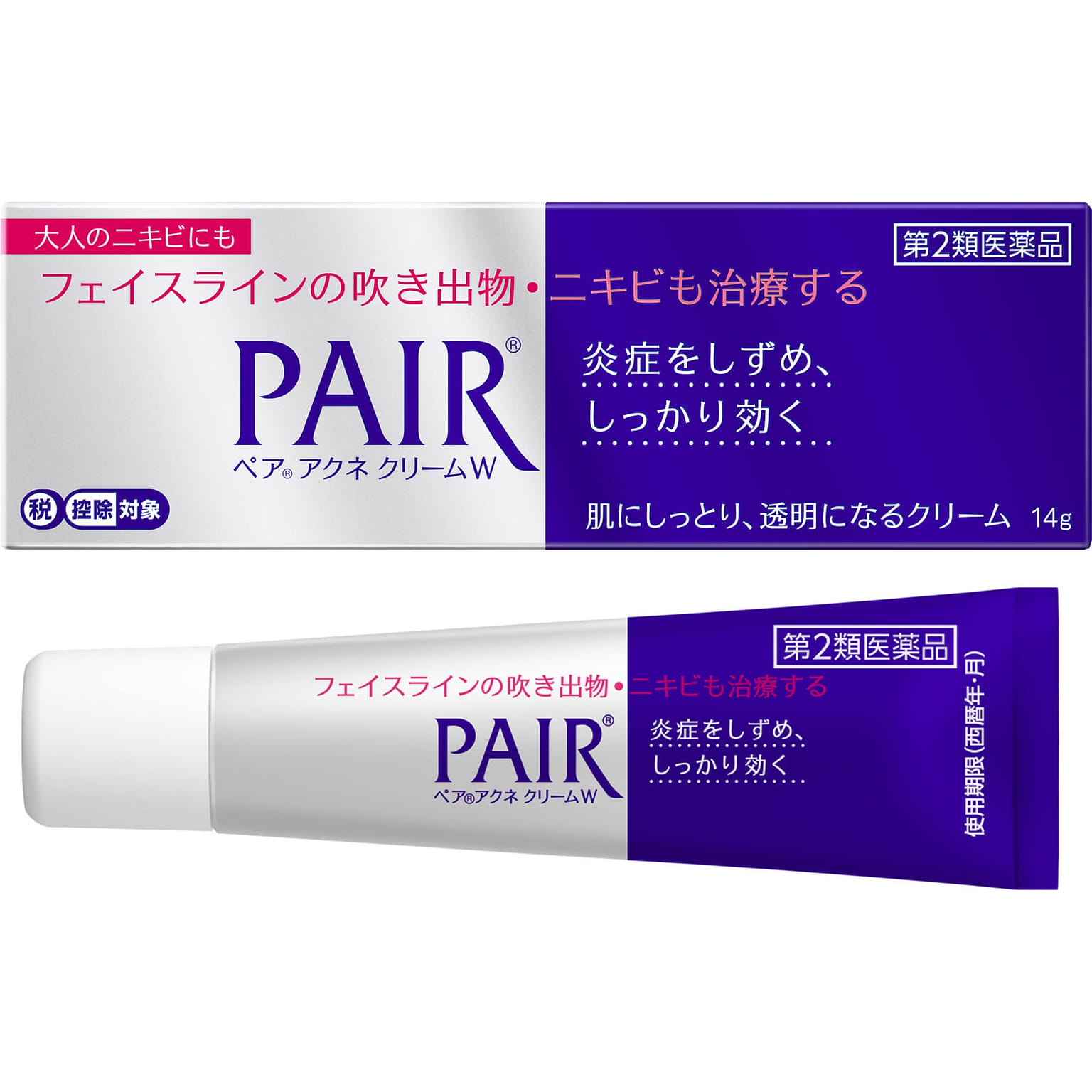 LION PAIR Acne W Cream -14g 1 개입