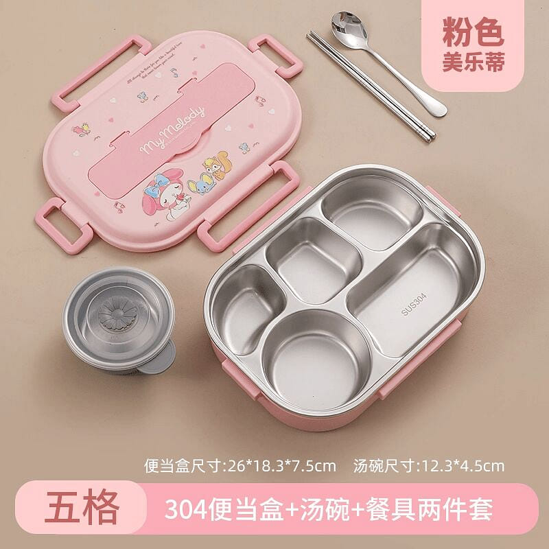 Sanrio lunch box Melody stainless steel lunch box 1 カウント