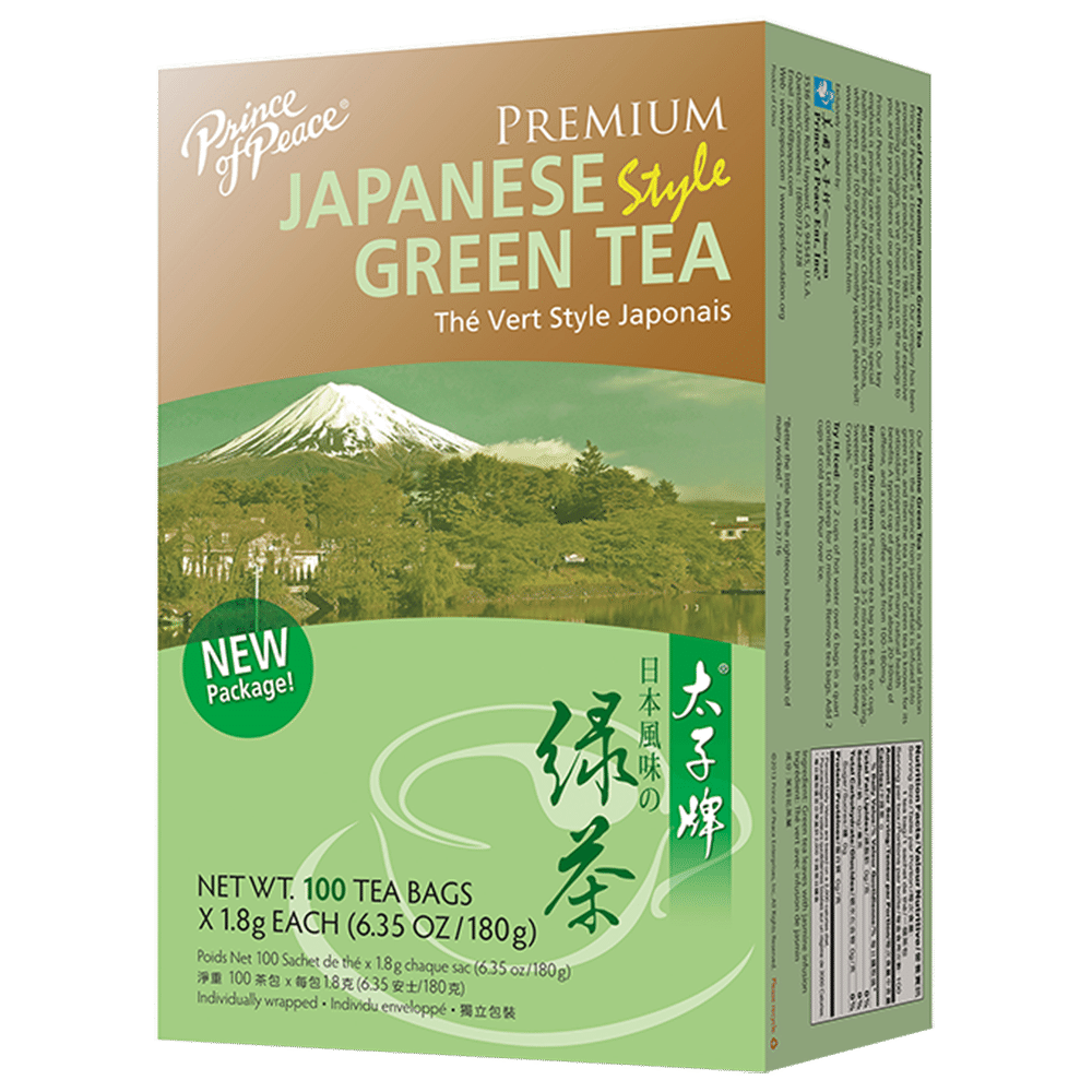 Prince of Peace Premium Japanese Style Green Tea, 100 tea bags 1 hộp