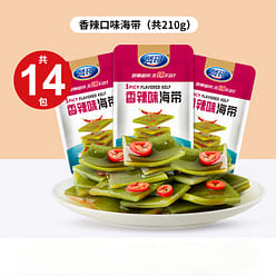 Flavor Kelp Spicy Flavor Snacks 15g * 14 packs 210 g